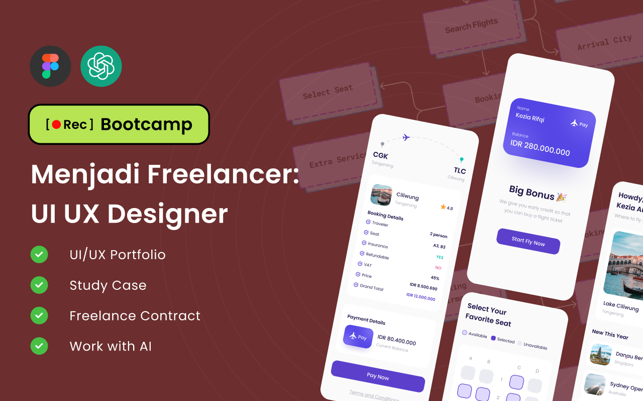 Kelas Bootcamp Menjadi Freelancer : UI UX Designer di BuildWithAngga